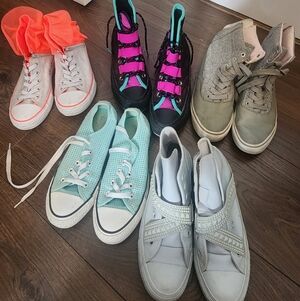 Converse And Vans Lot Of Shoes
